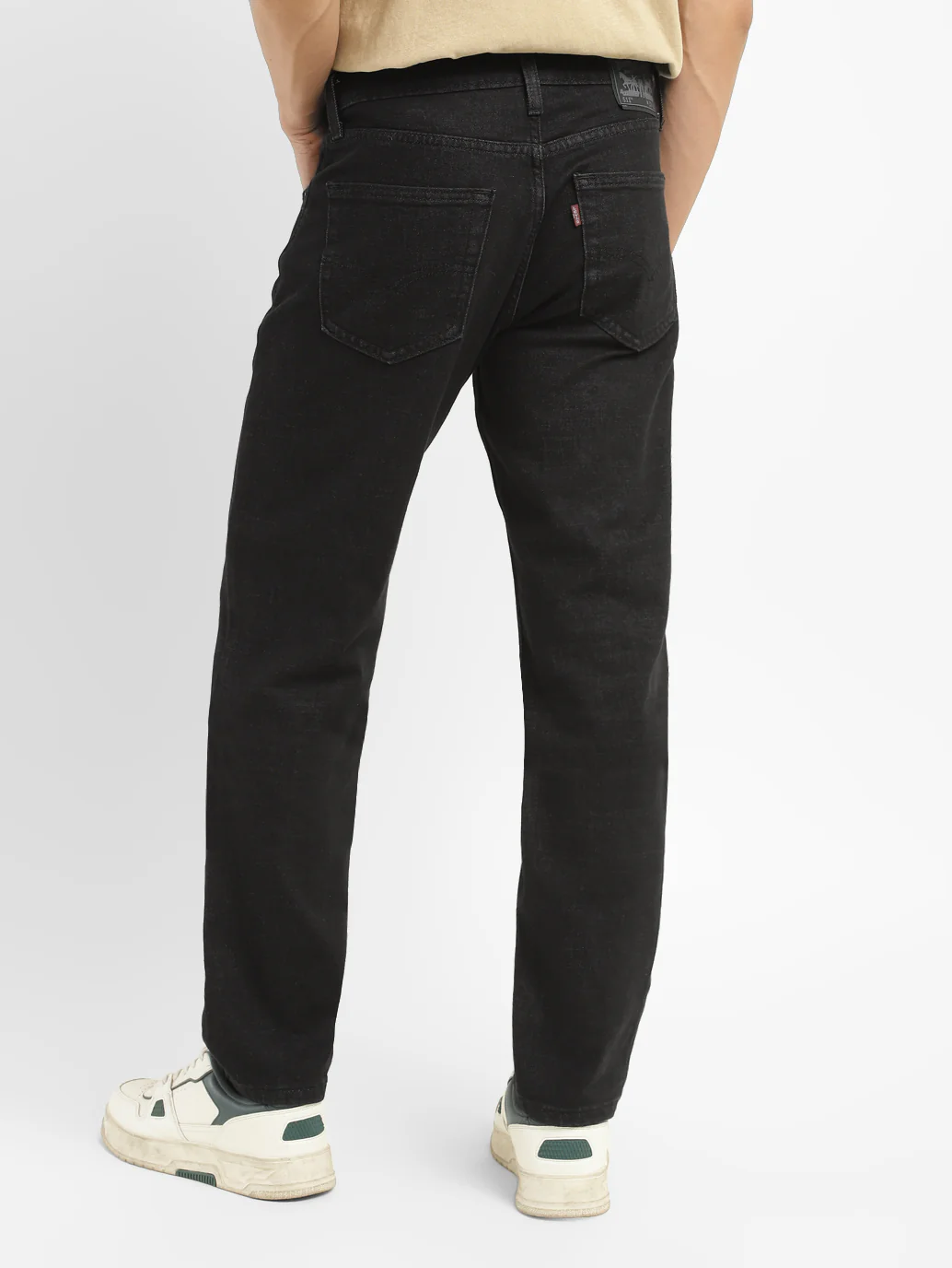 Men's 511 Black Slim Fit Mid Rise Jeans - Image 3