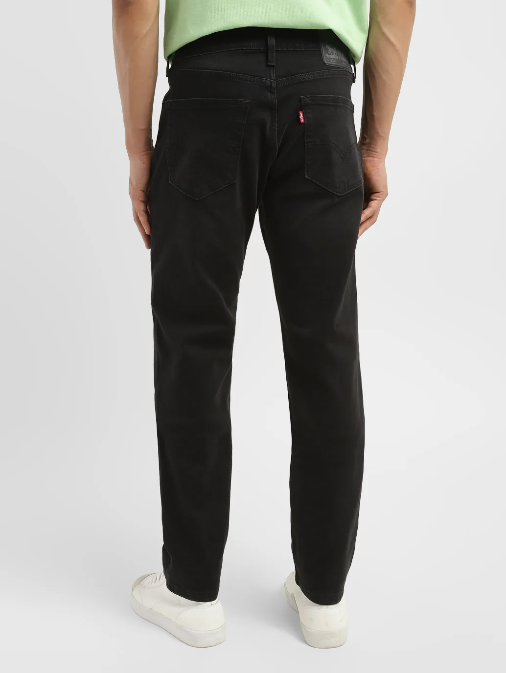 Men's 511 Black Slim Fit Mid Rise Jeans - Image 3