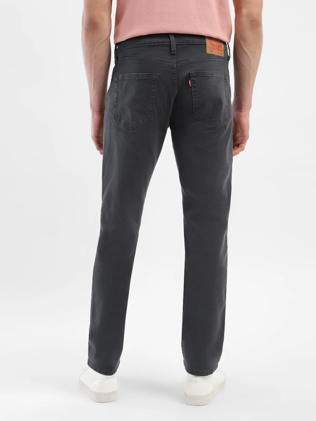 Men's 511 Black Slim Fit Mid Rise Jeans - Image 3