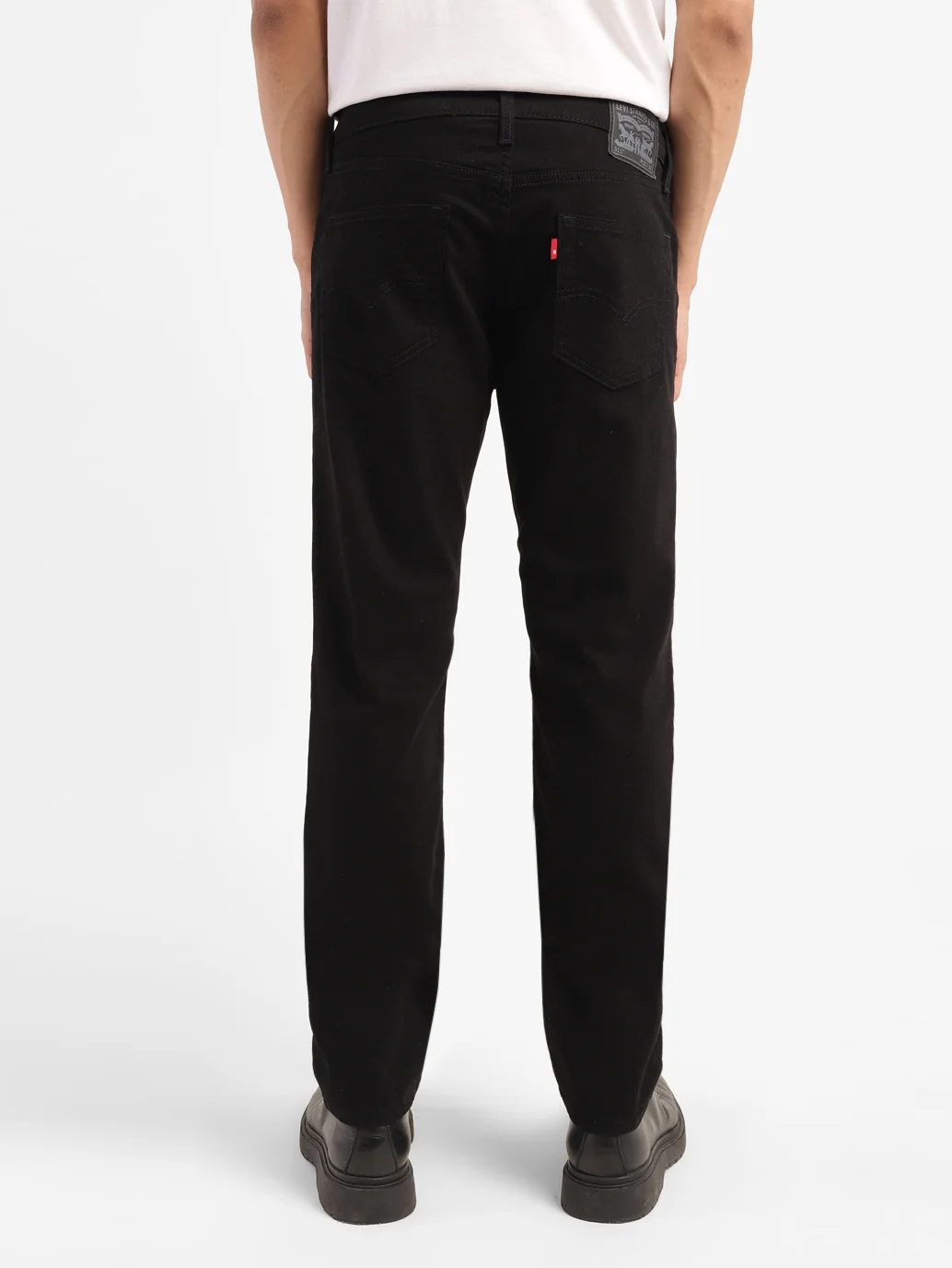 Men's 511 Black Slim Fit Mid Rise Jeans - Image 3