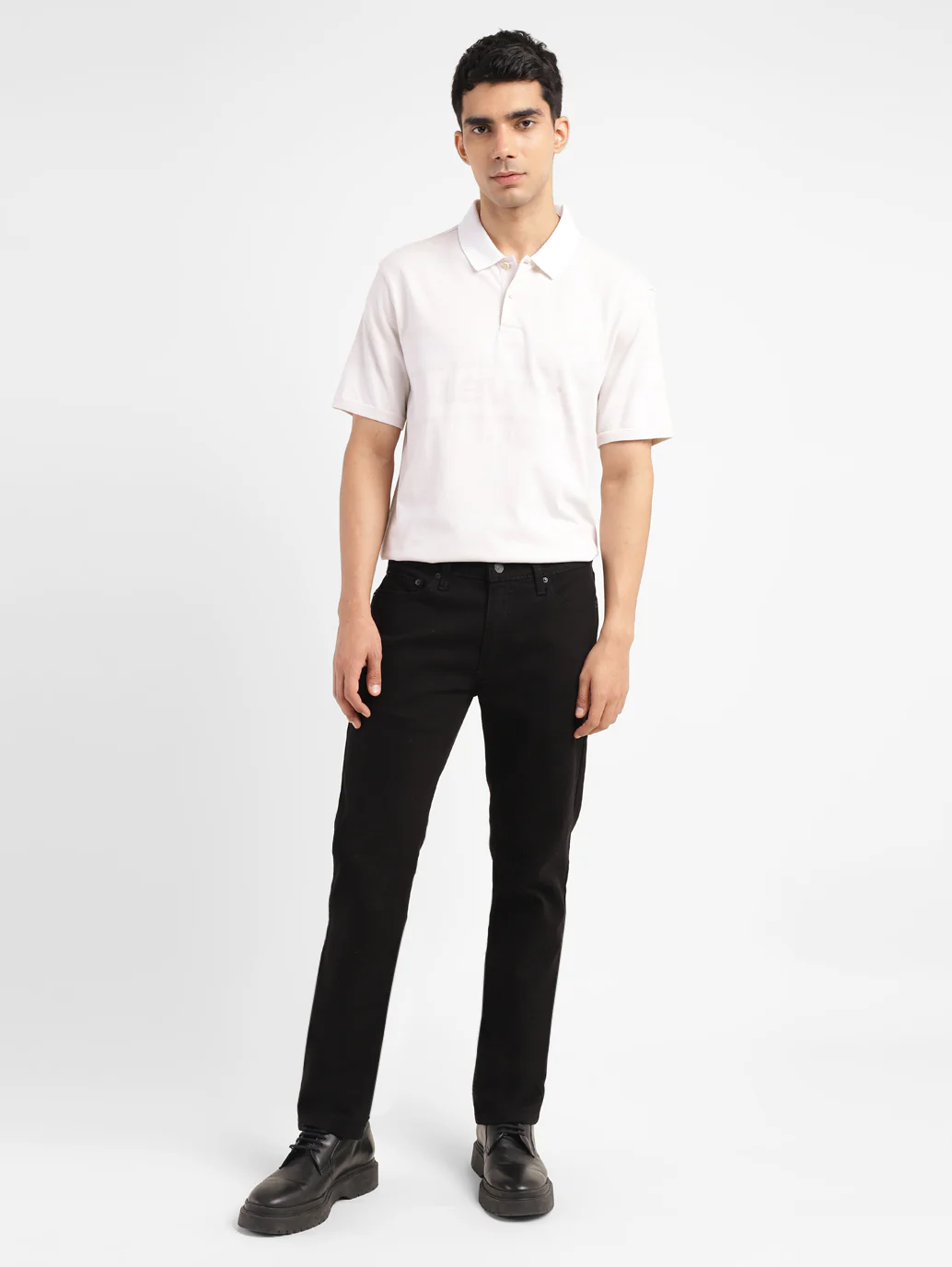 Men's 511 Black Slim Fit Mid Rise Jeans - Image 8