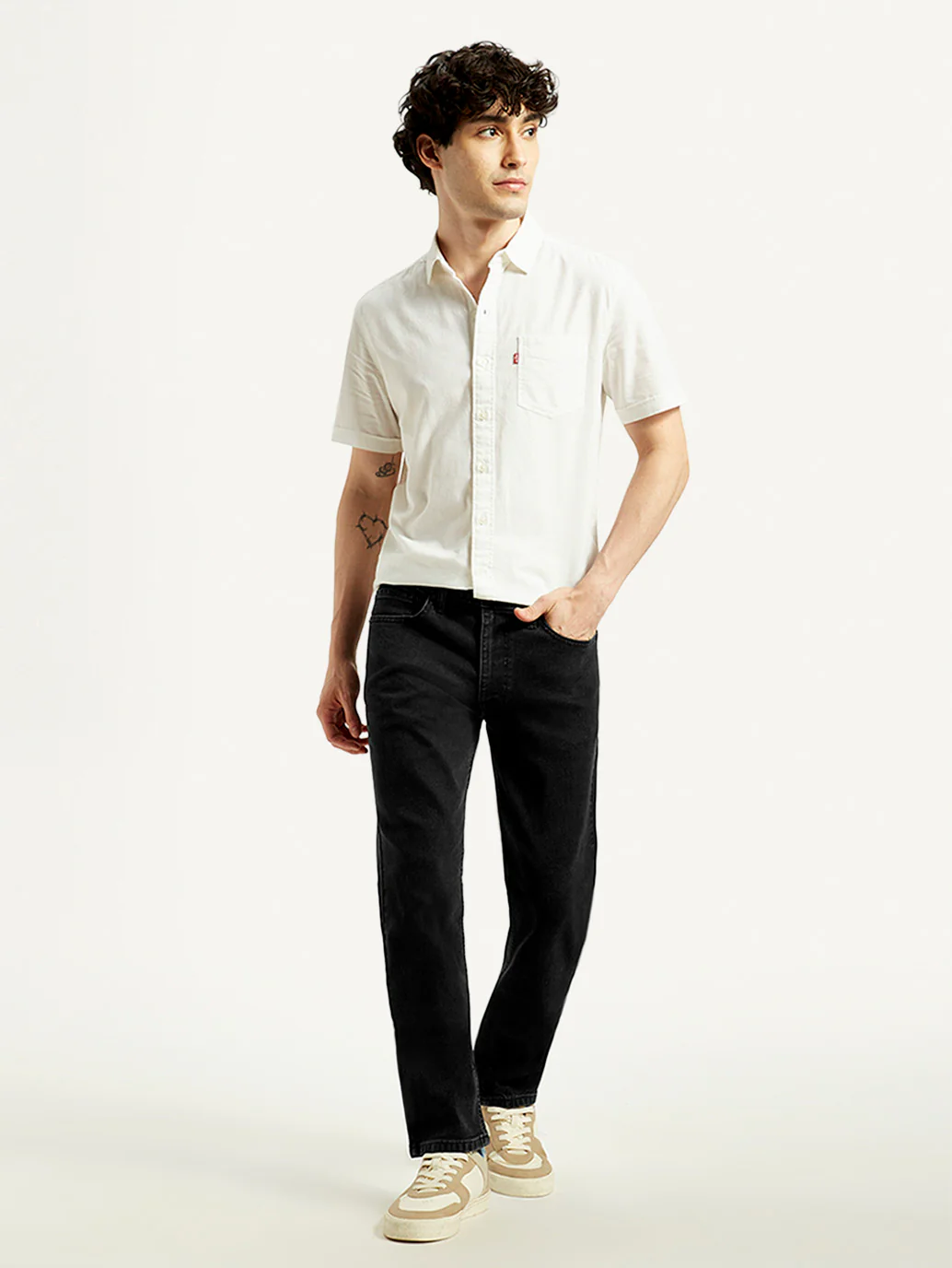 Men's 511 Grey Slim Fit Mid Rise Jeans - Image 6