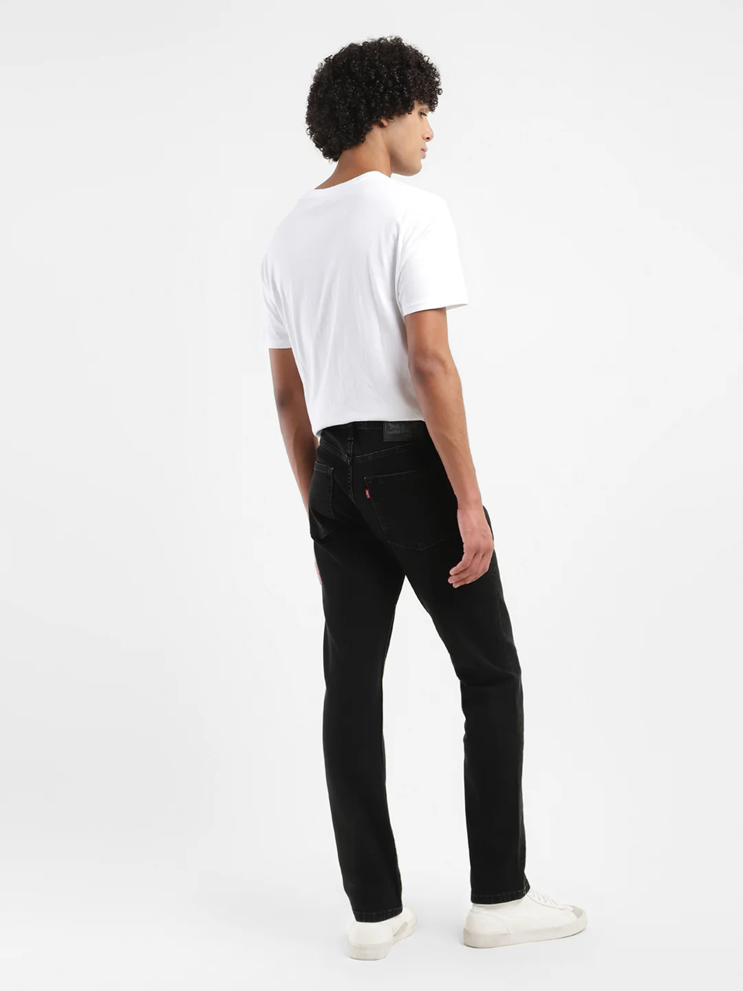 Men's 511 Black Slim Fit Mid Rise Jeans - Image 3