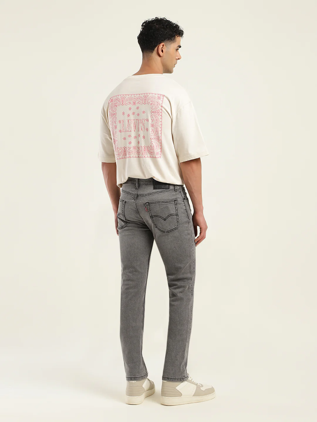 Men's 511 Grey Slim Fit Mid Rise Jeans - Image 2