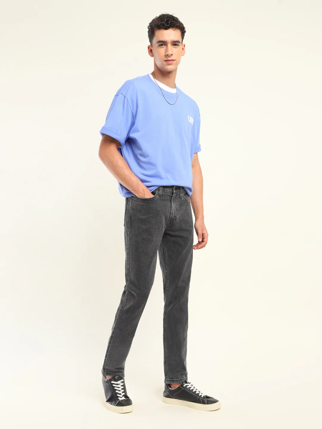 Men's 511 Black Slim Fit Mid Rise Jeans