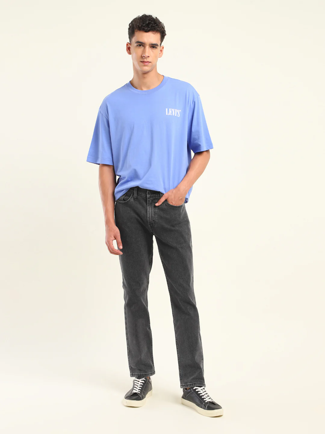 Men's 511 Black Slim Fit Mid Rise Jeans - Image 2