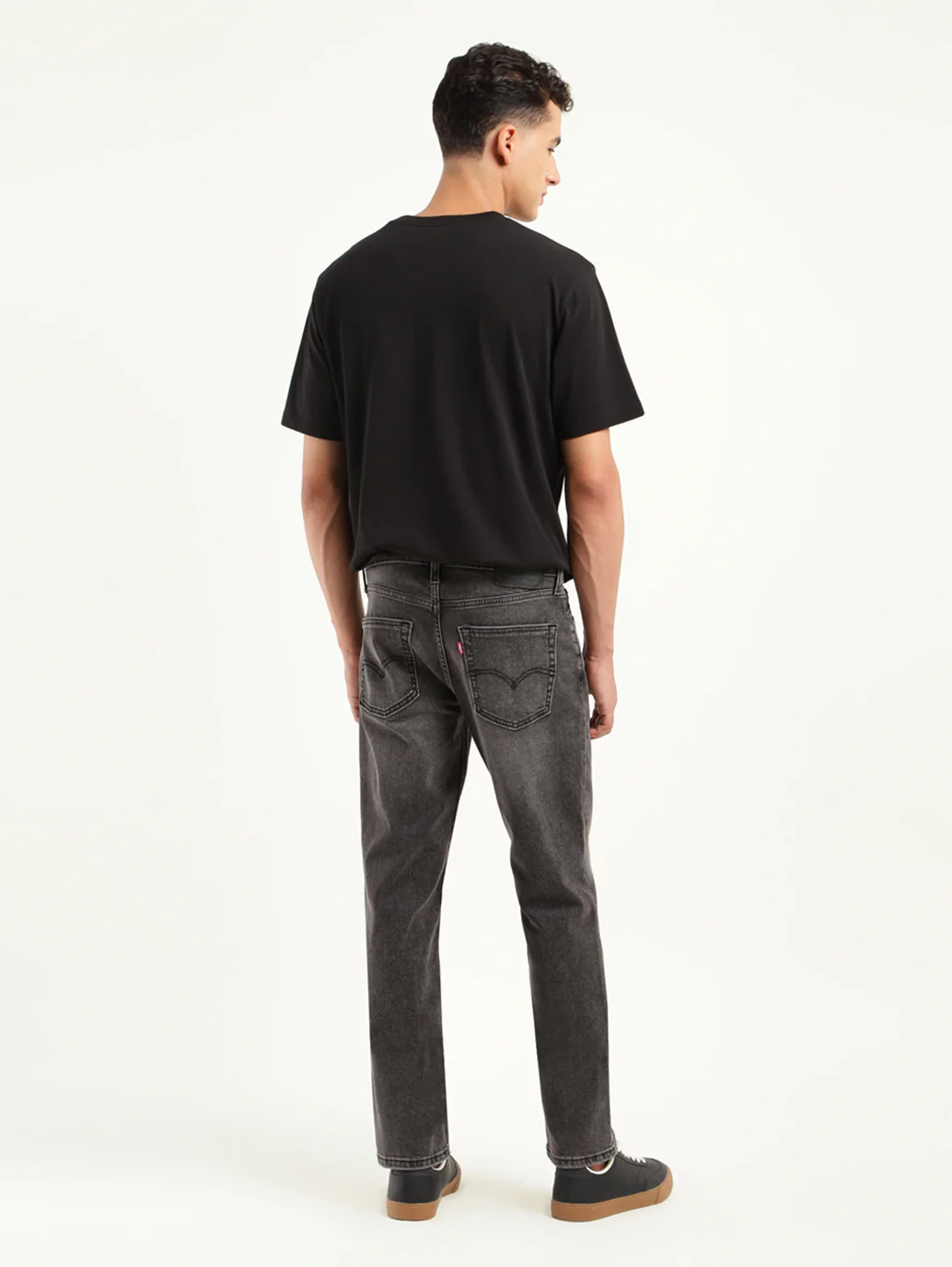 Men's 511 Black Slim Fit Mid Rise Jeans - Image 2
