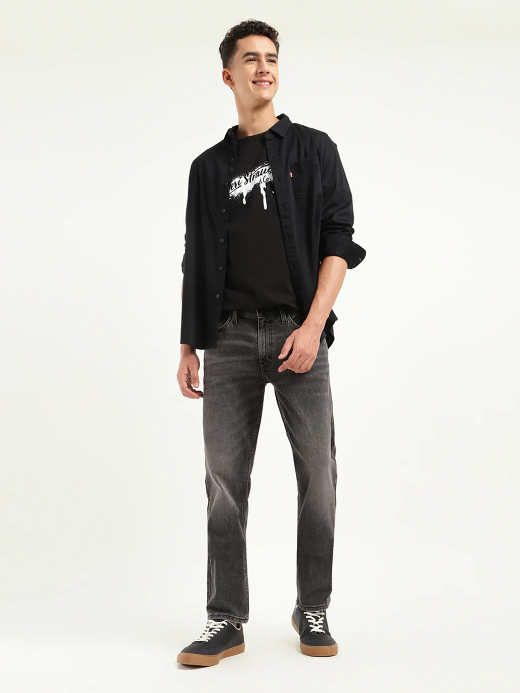 Men's 511 Black Slim Fit Mid Rise Jeans - Image 5