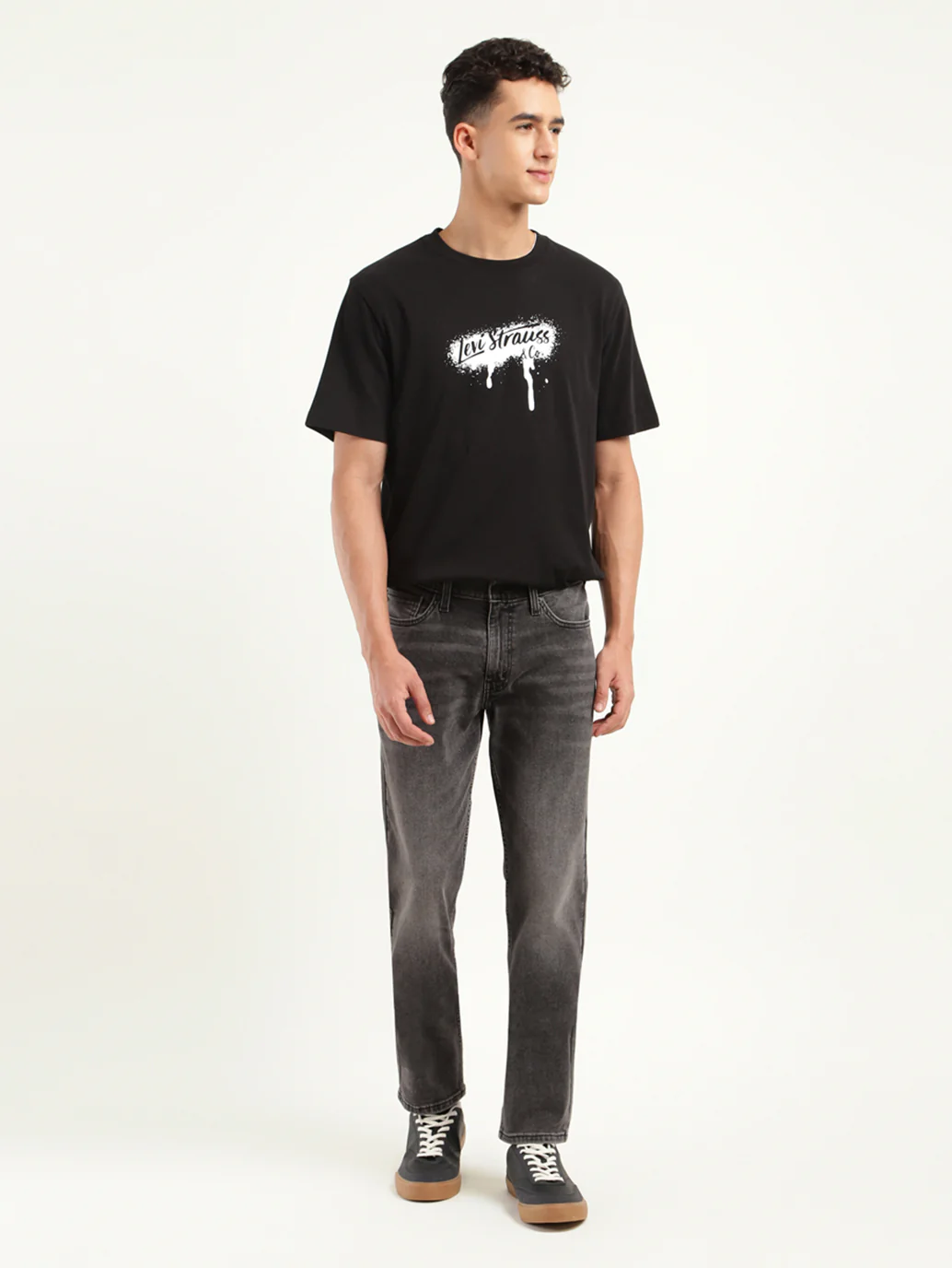 Men's 511 Black Slim Fit Mid Rise Jeans - Image 6