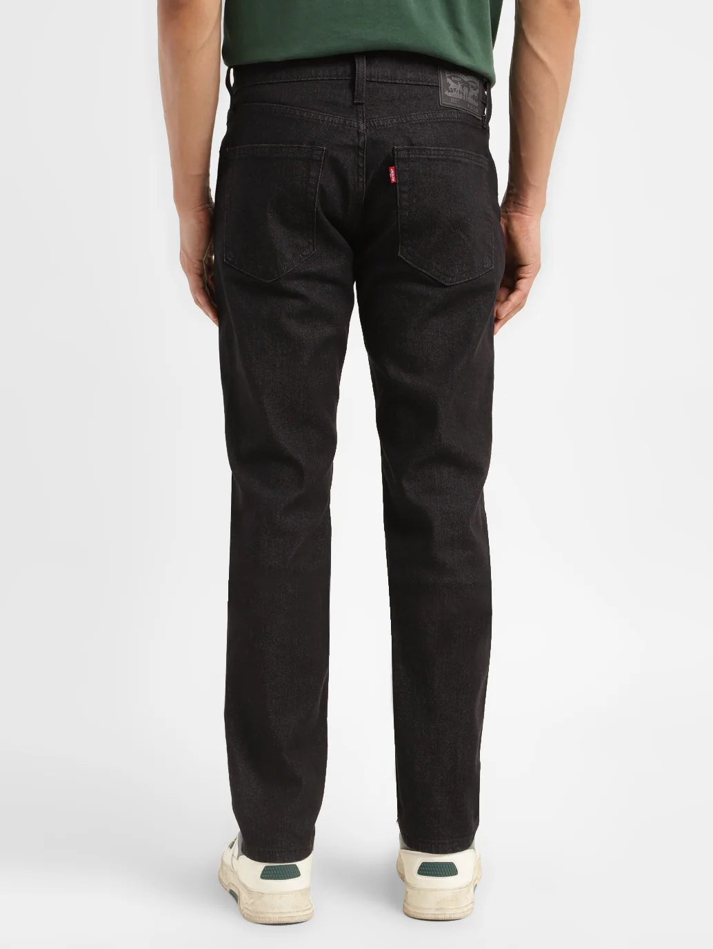 Men's 511 Black Slim Fit Mid Rise Jeans - Image 2