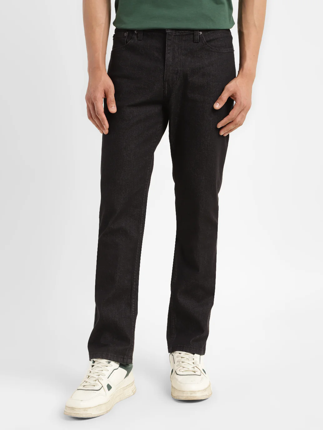 Men's 511 Black Slim Fit Mid Rise Jeans - Image 7