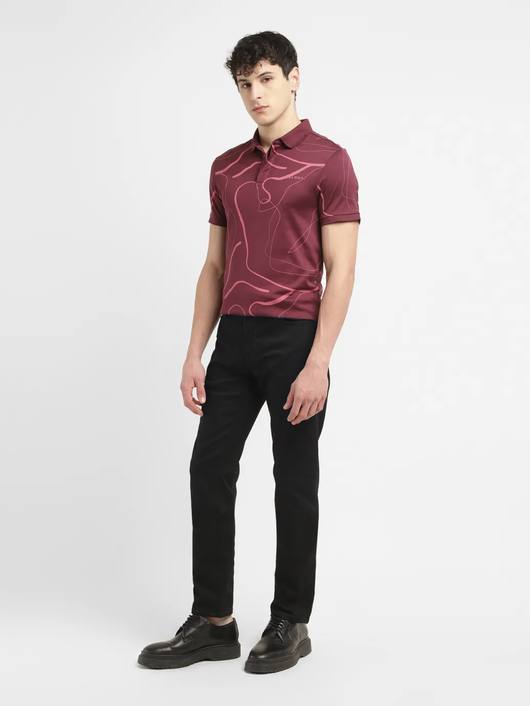 Men's Redloop 511 Black Slim Fit Mid Rise Jeans - Image 8