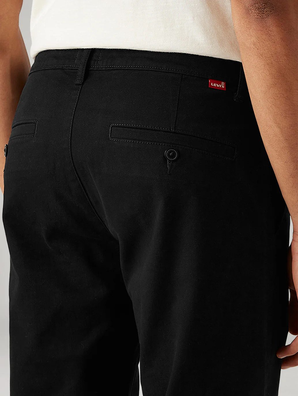 Men's 511 Black Slim Fit Mid Rise Chinos - Image 5