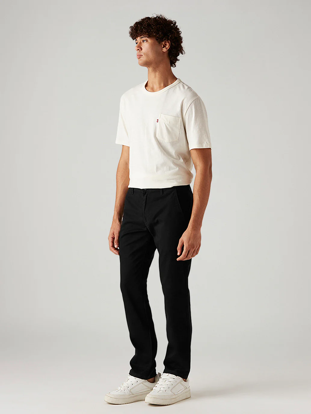 Men's 511 Black Slim Fit Mid Rise Chinos - Image 6