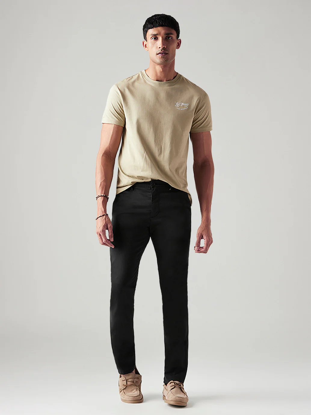 Men's 511 Black Slim Fit Mid Rise Chinos