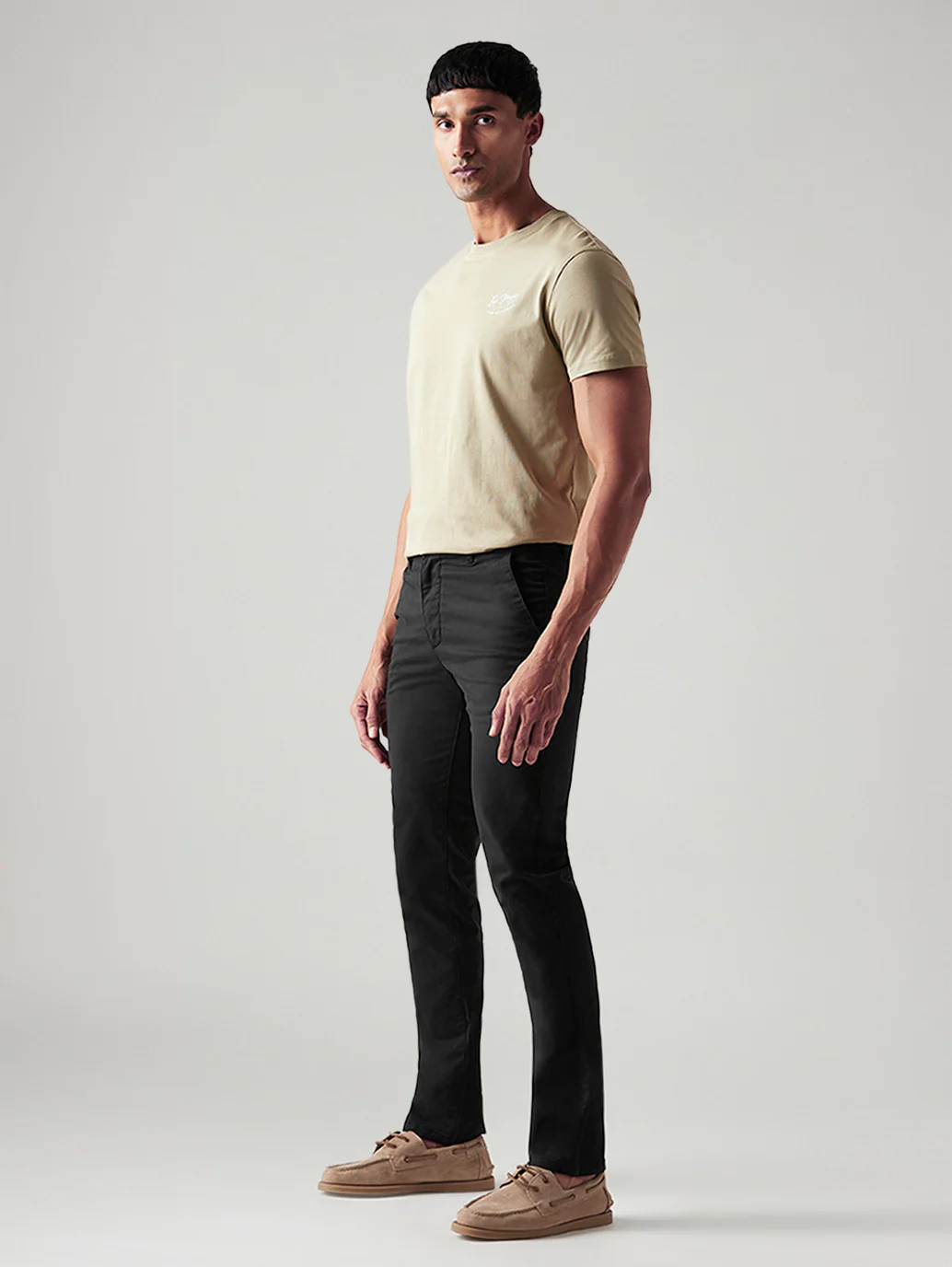 Men's 511 Black Slim Fit Mid Rise Chinos - Image 7