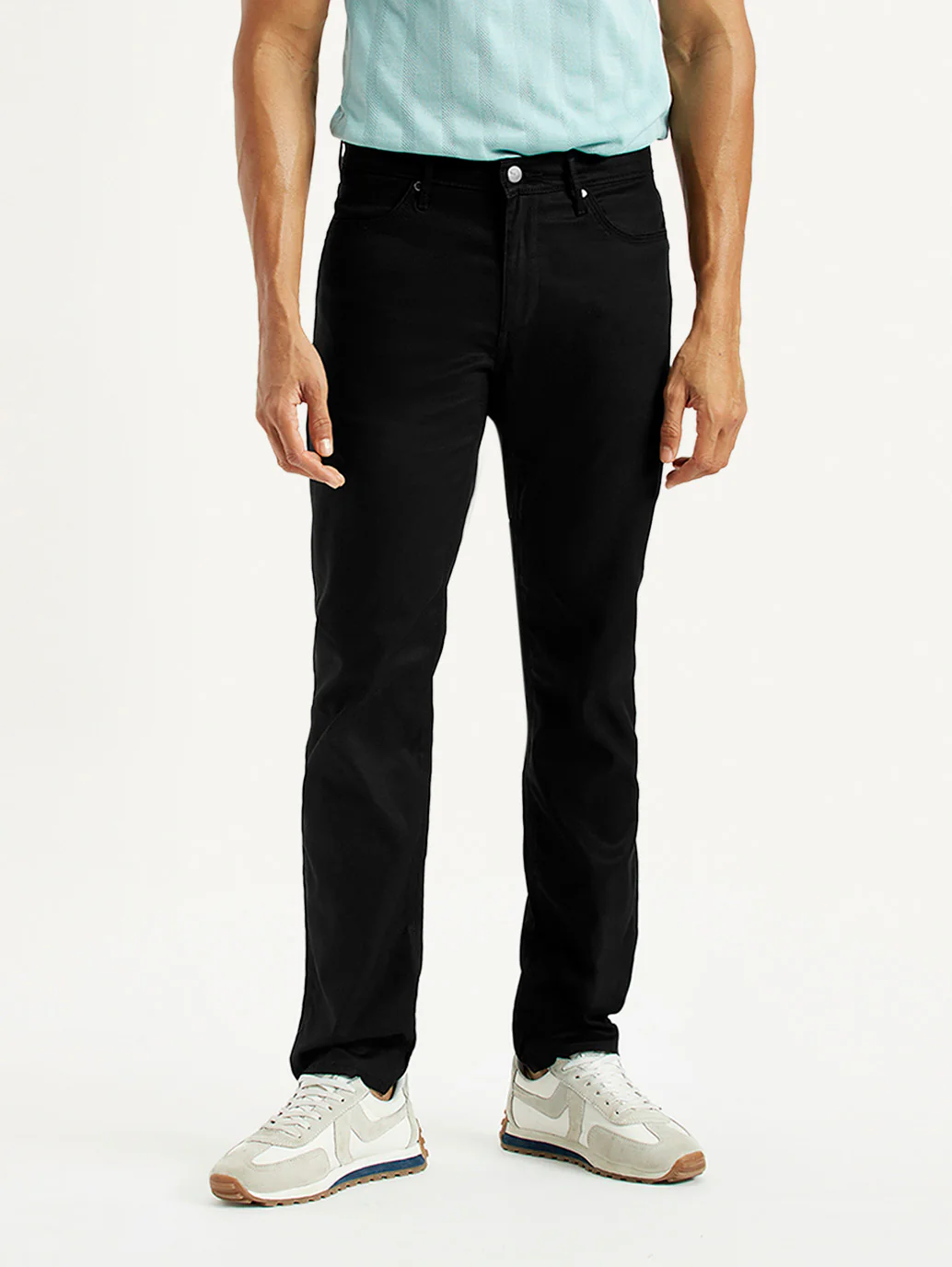Men's Redloop 511 Black Slim Fit Mid Rise Jeans - Image 3