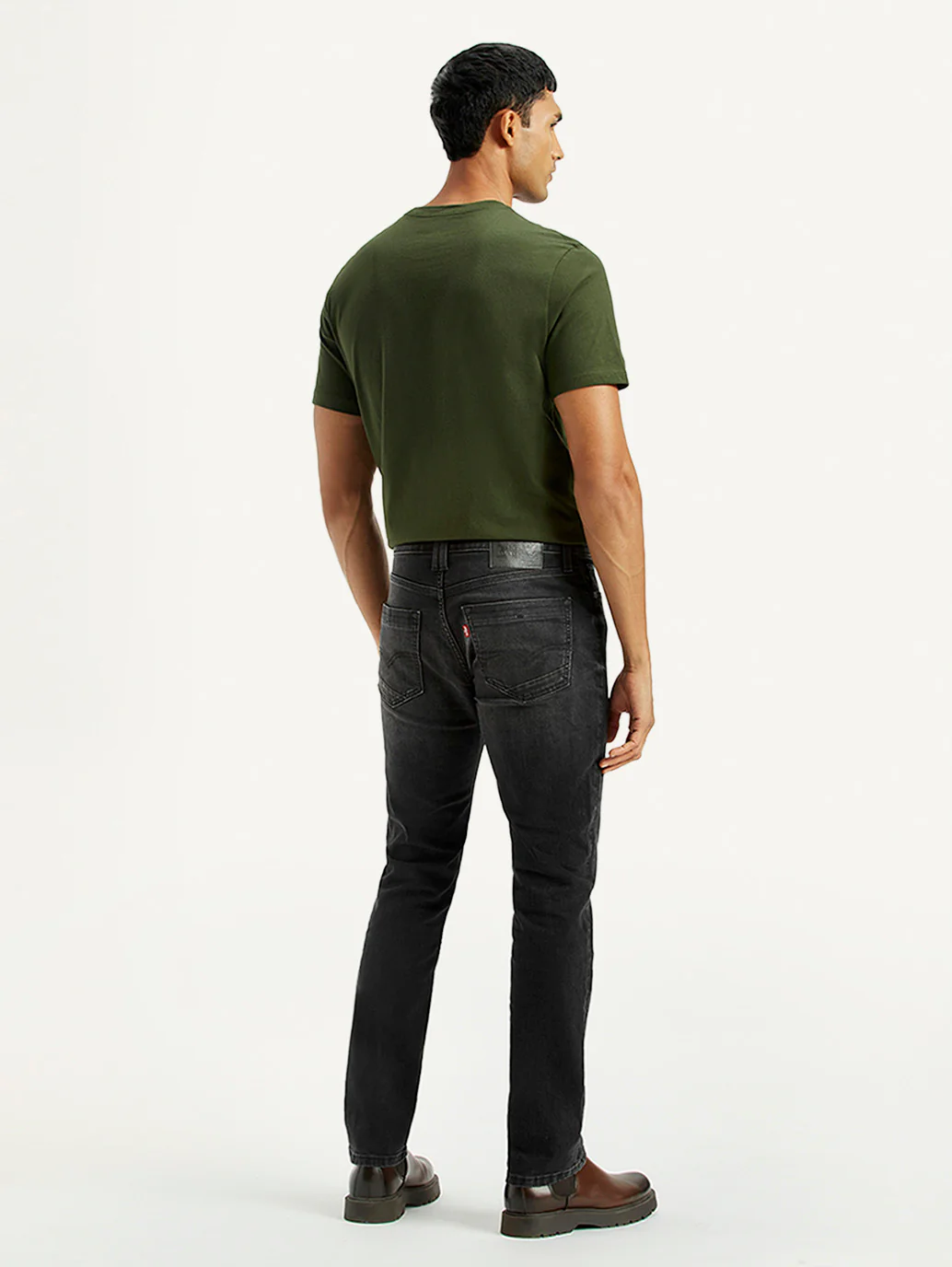Men's 511 Black Slim Fit Mid Rise Jeans - Image 2