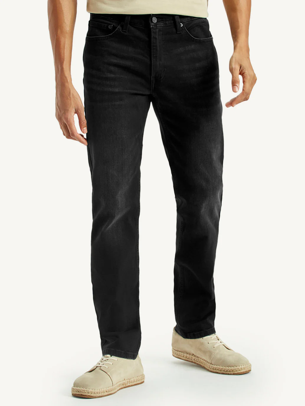Men's 511 Black Slim Fit Mid Rise Jeans - Image 3