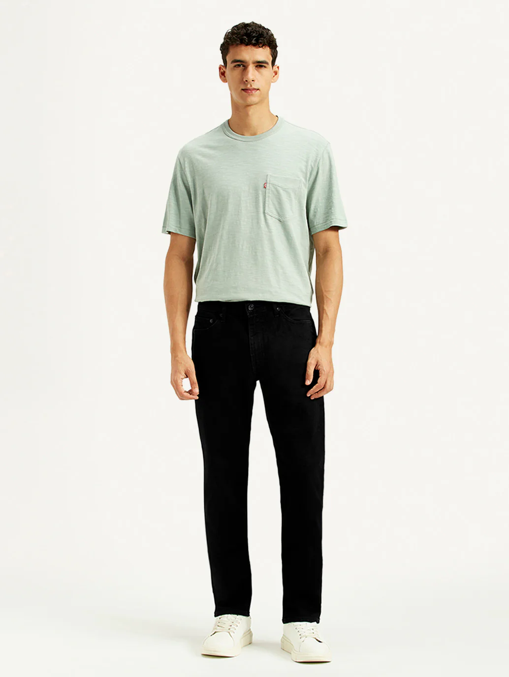 Men's 511 Black Slim Fit Mid Rise Jeans - Image 2