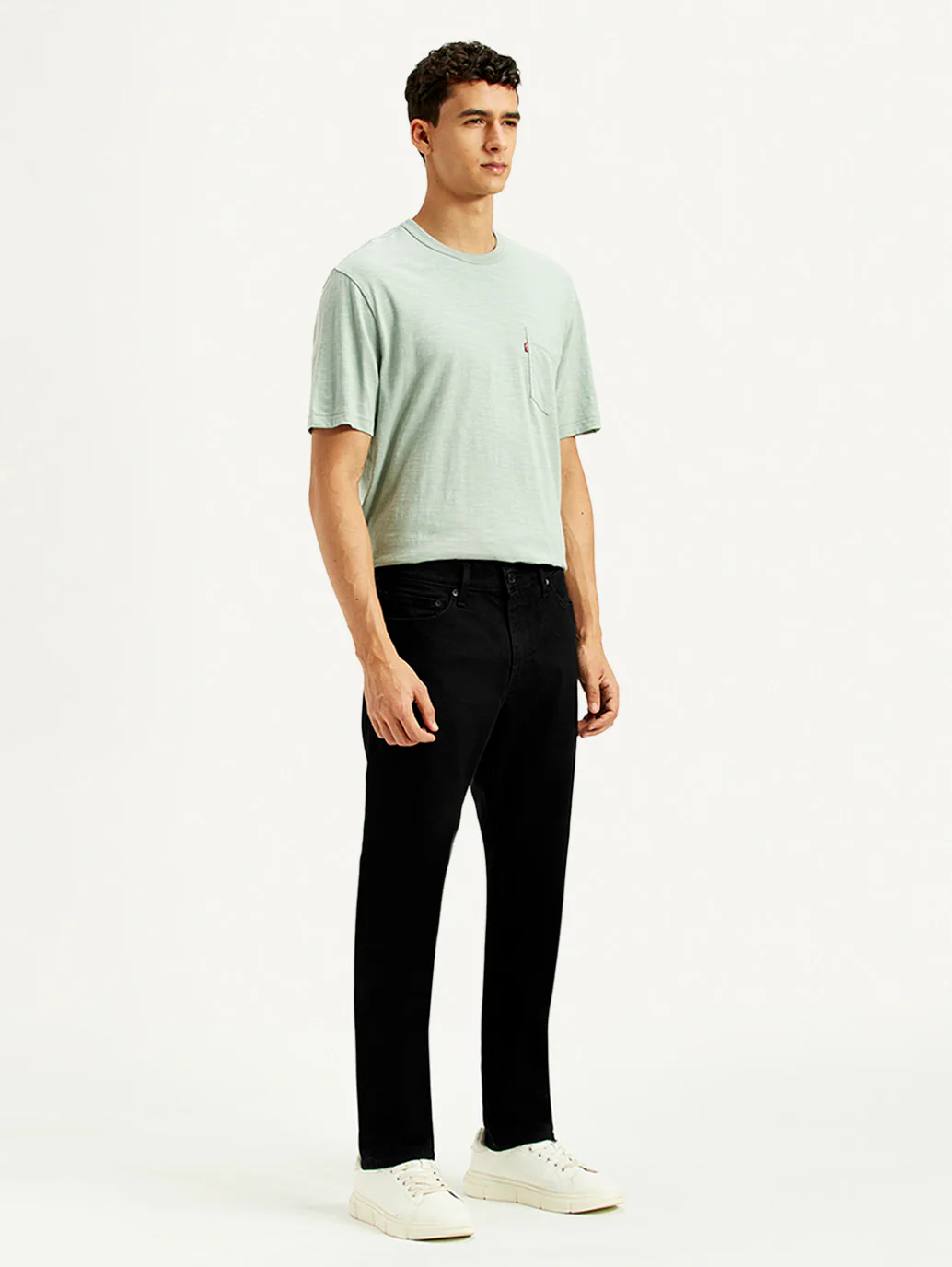 Men's 511 Black Slim Fit Mid Rise Jeans - Image 7