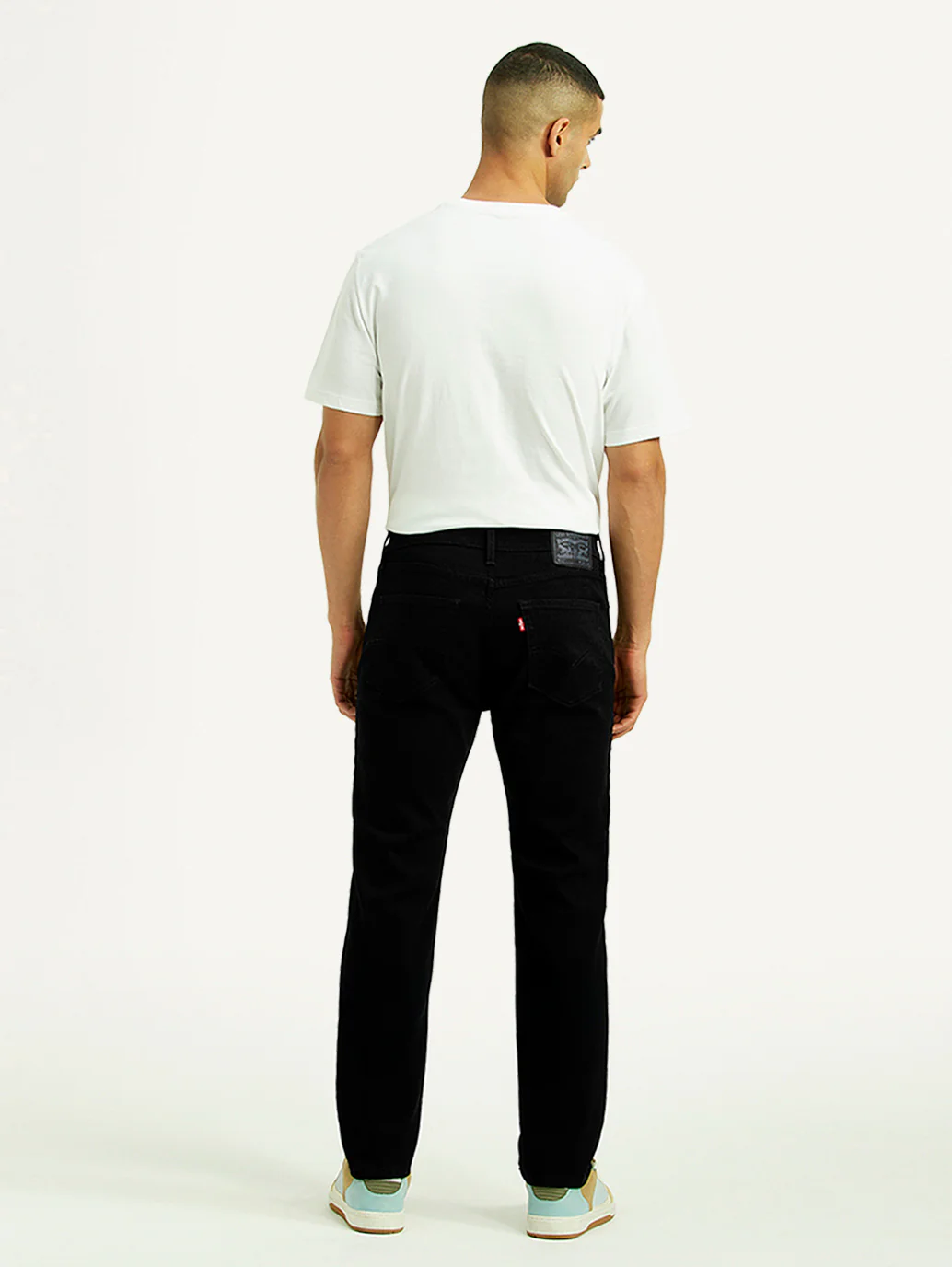 Men's 511 Black Slim Fit Mid Rise Kooltex Jeans - Image 3