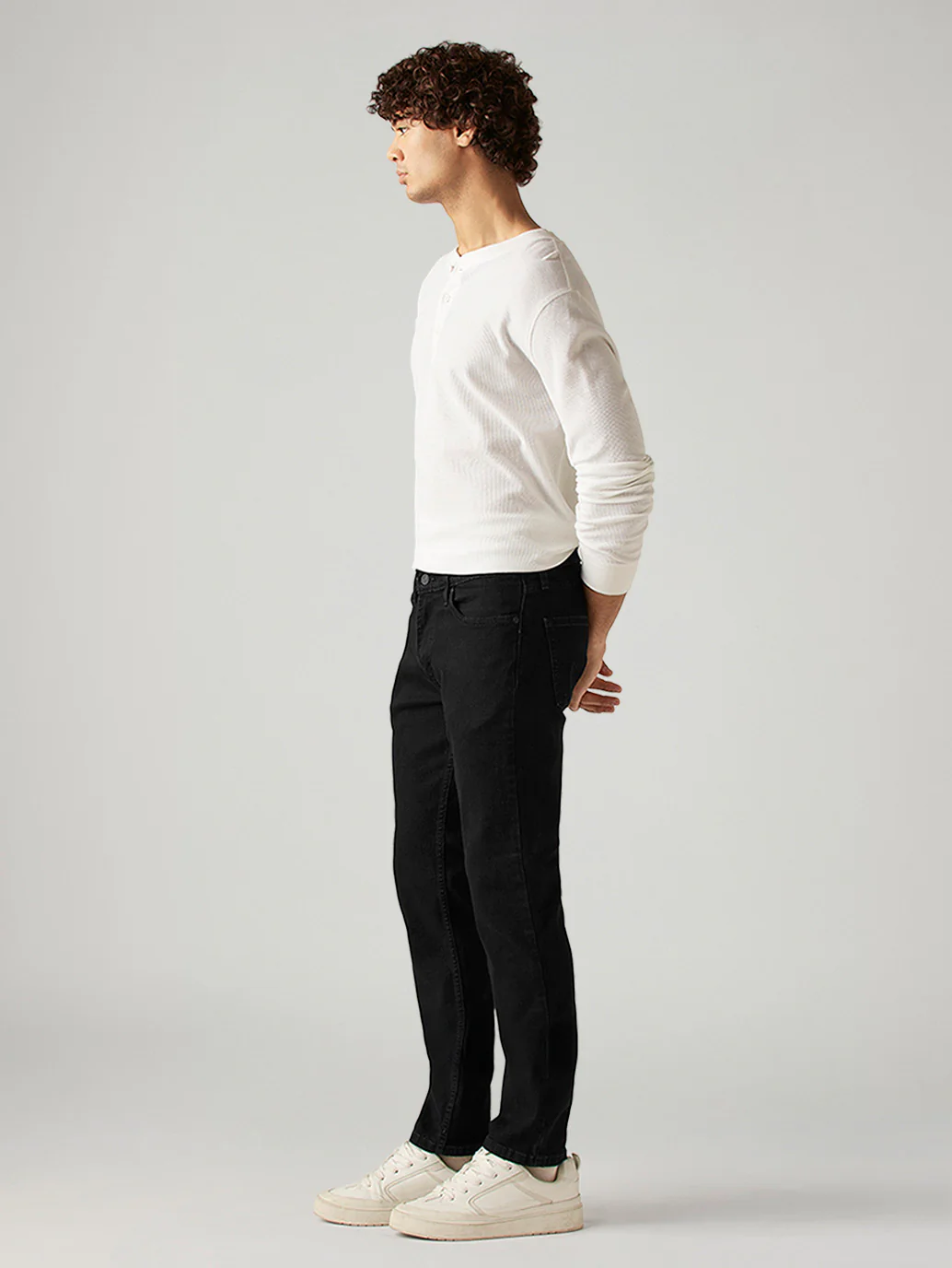 Men's 511 Black Slim Fit Mid Rise Jeans - Image 5
