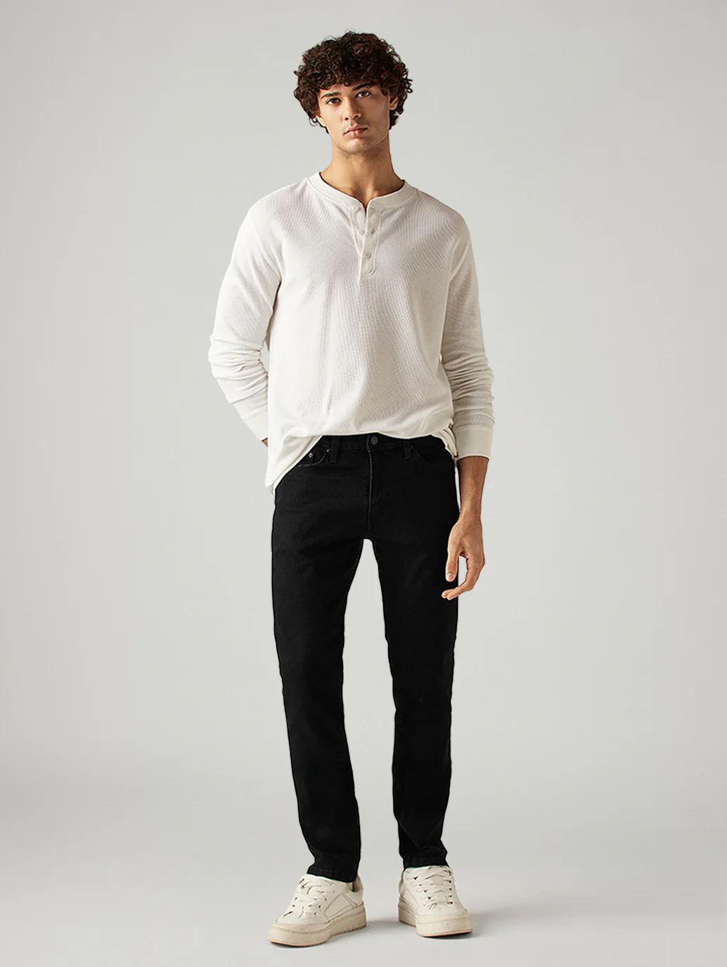 Men's 511 Black Slim Fit Mid Rise Jeans - Image 6