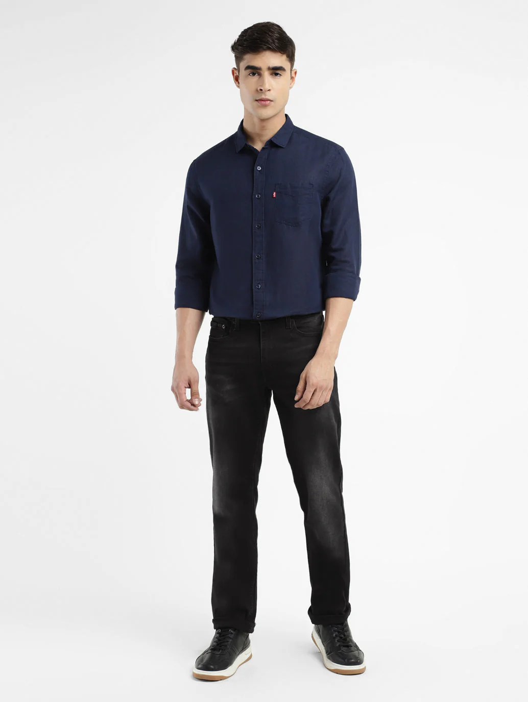 Men's 511 Black Slim Fit Mid Rise Jeans - Image 6