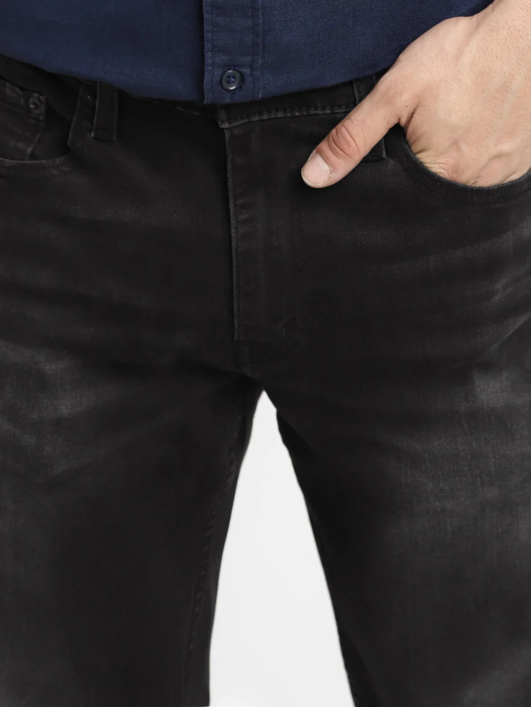 Men's 511 Black Slim Fit Mid Rise Jeans - Image 7