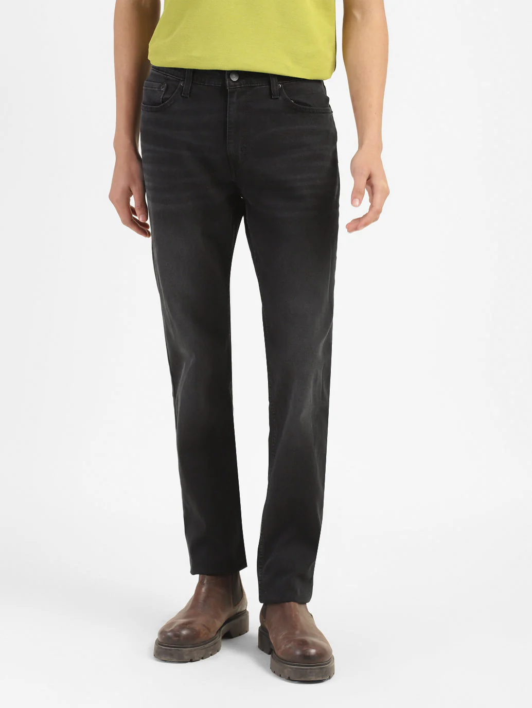 Men's 511 Black Slim Fit Mid Rise Jeans - Image 2