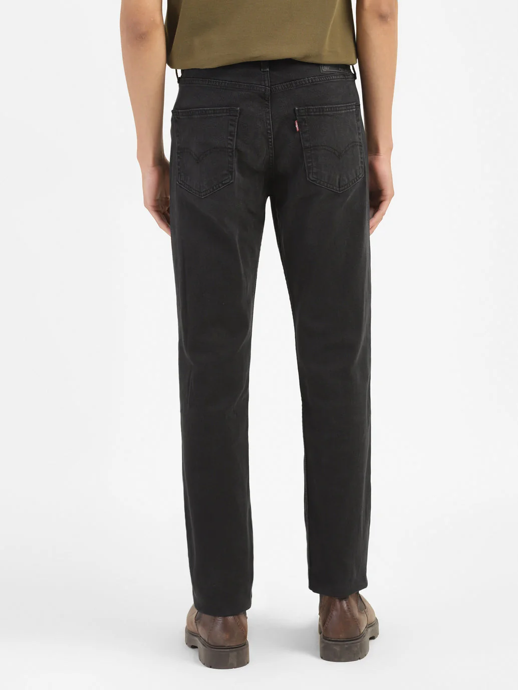 Men's 511 Black Slim Fit Mid Rise Jeans - Image 3