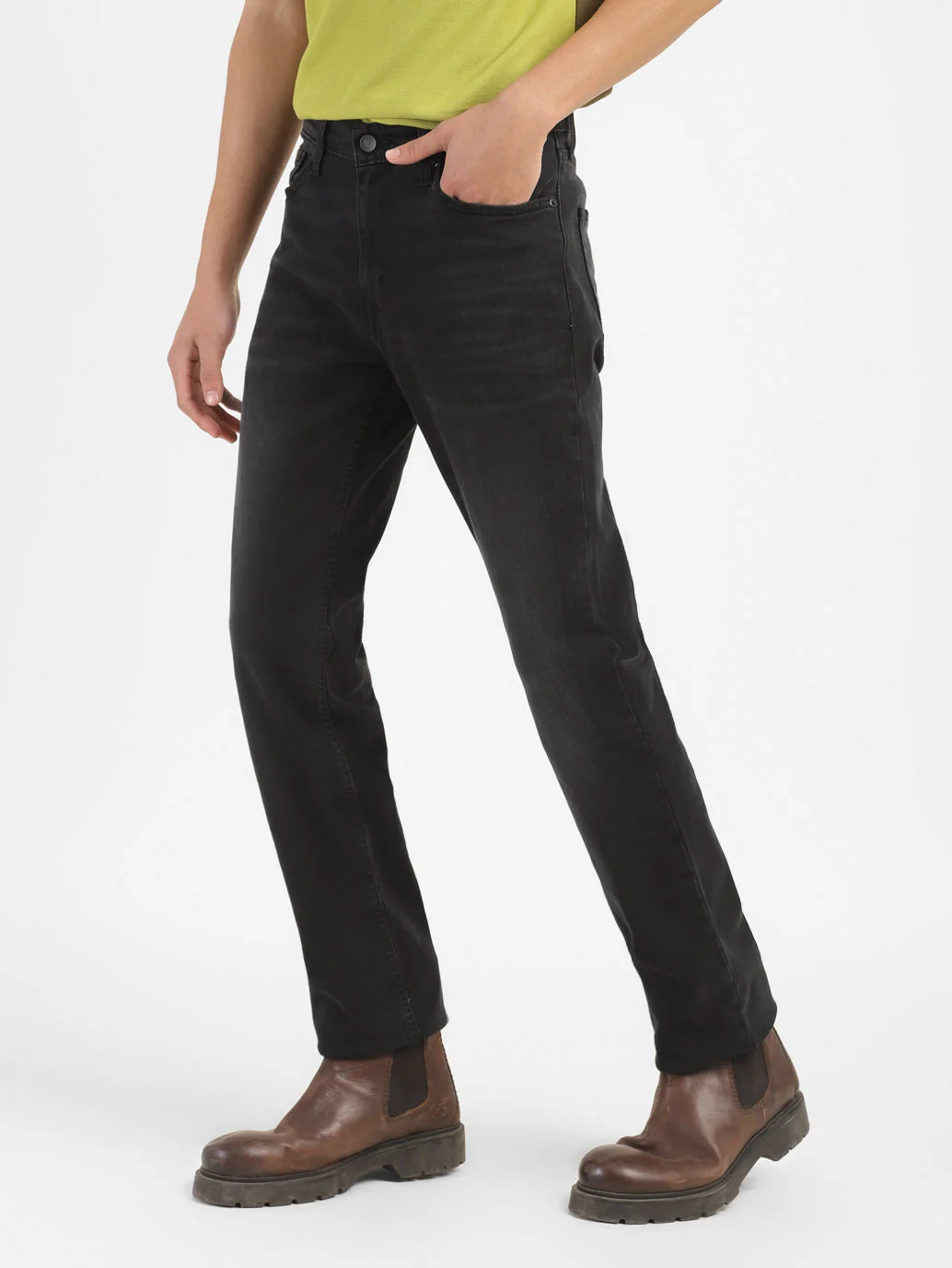 Men's 511 Black Slim Fit Mid Rise Jeans - Image 5