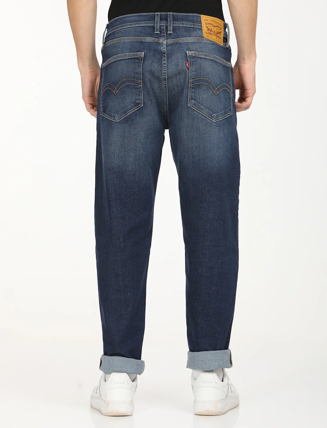 Men's 511 Blue Slim Fit Mid Rise Jeans - Image 3