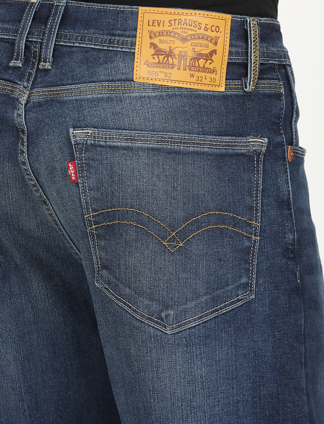 Men's 511 Blue Slim Fit Mid Rise Jeans - Image 7