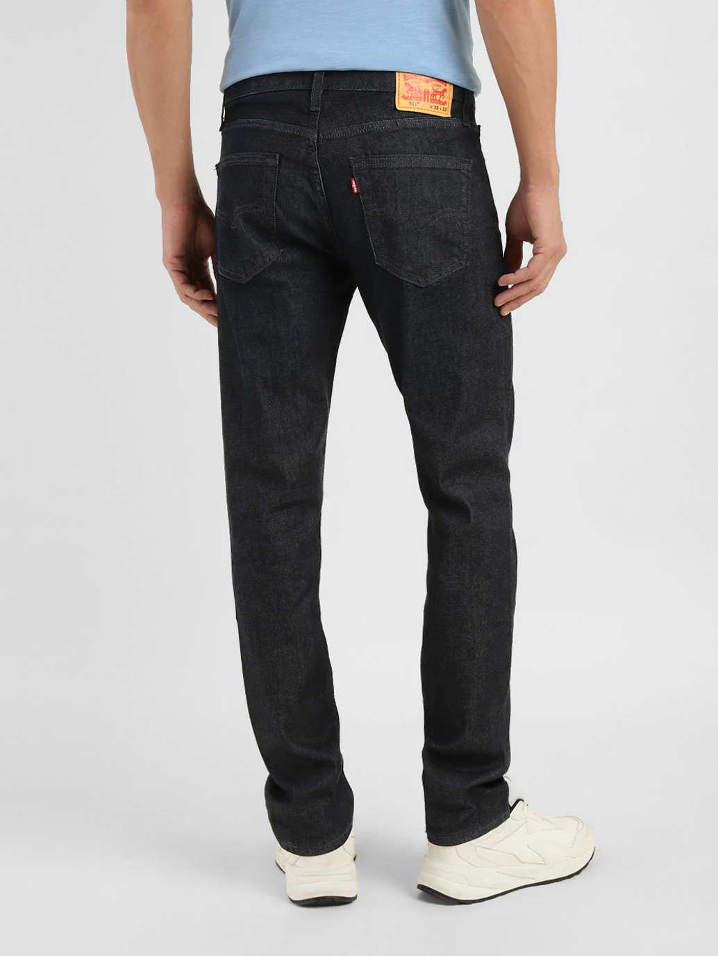 Men's 511 Blue Slim Fit Mid Rise Jeans - Image 2
