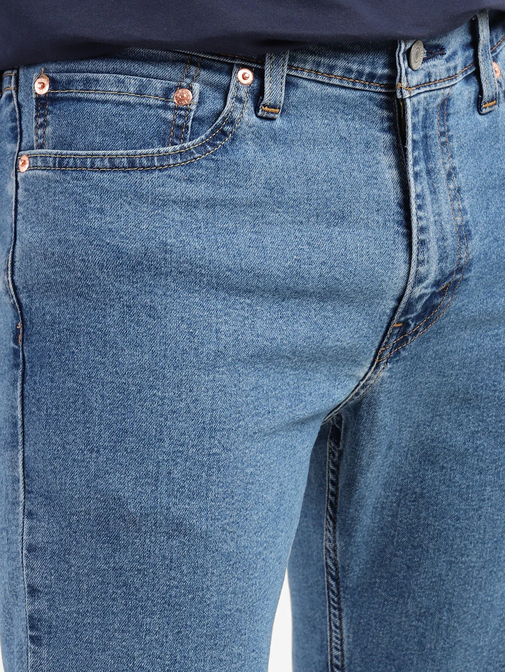 Men's 511 Blue Slim Fit Mid Rise Jeans - Image 9