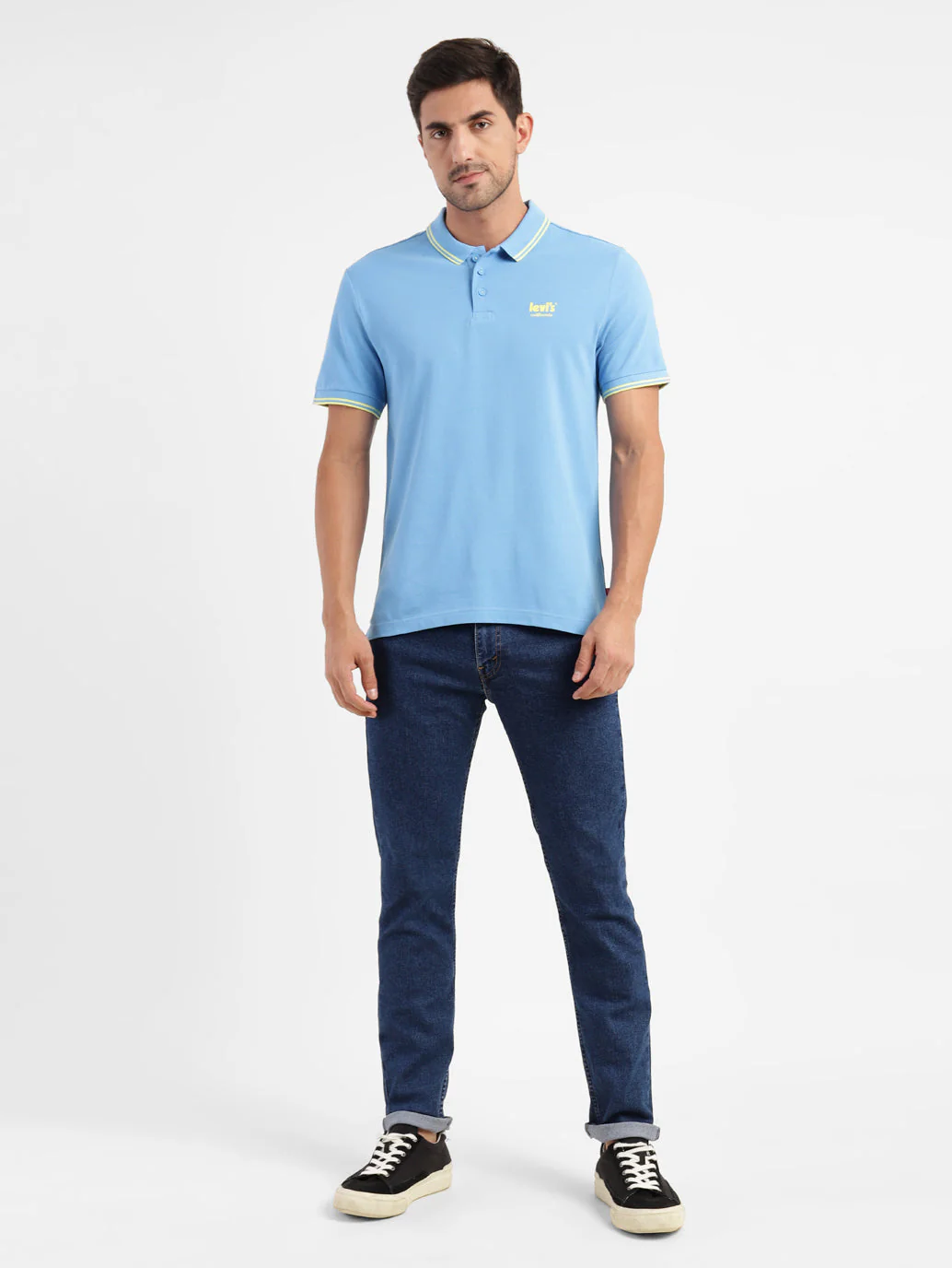 Men's 511 Blue Slim Fit Mid Rise Jeans - Image 8