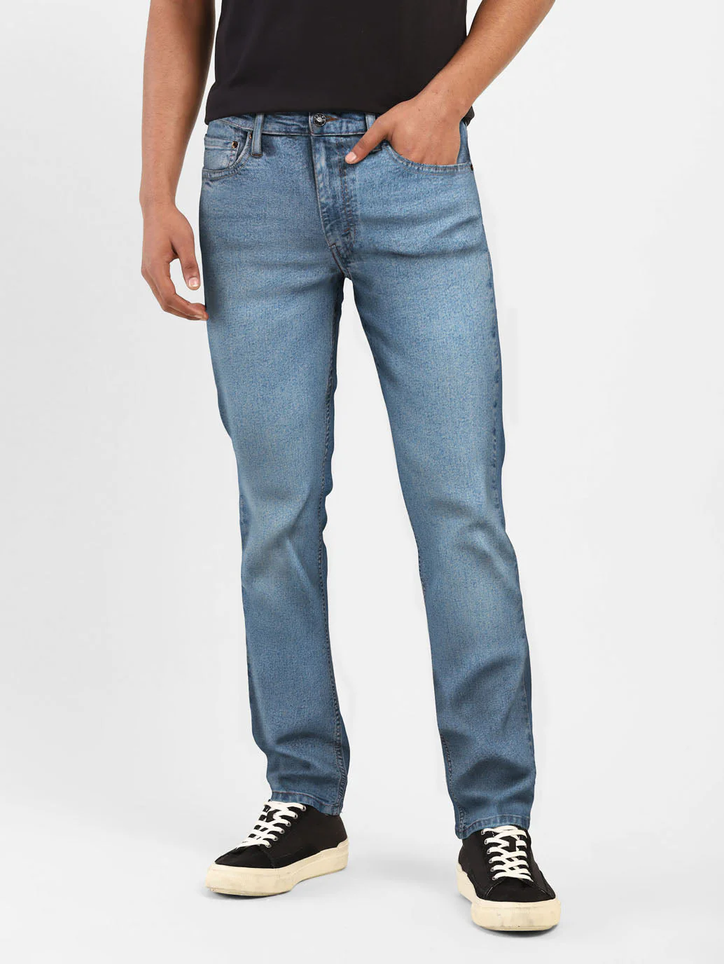 Men's 511 Blue Slim Fit Mid Rise Jeans - Image 11