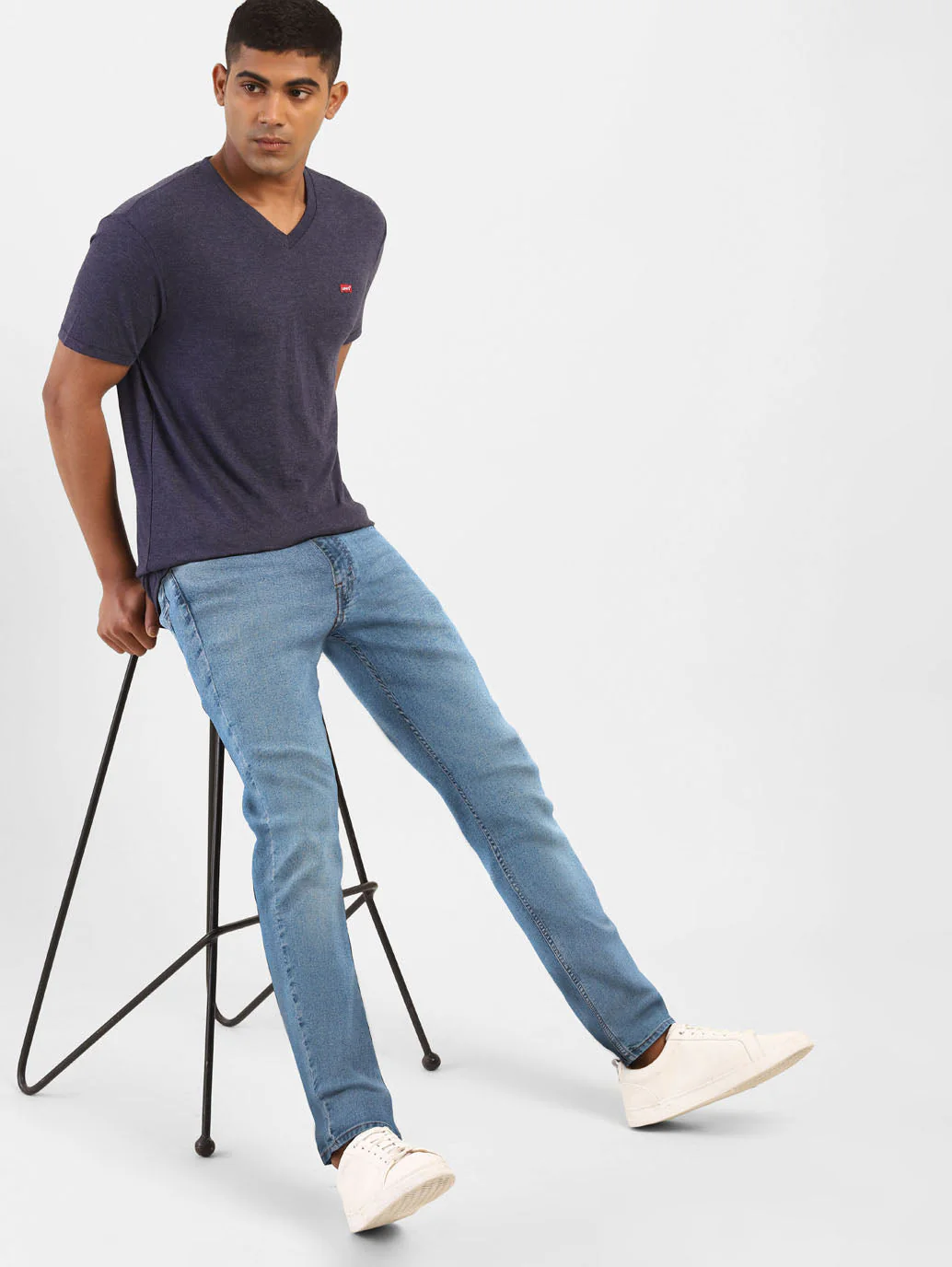 Men's 511 Blue Slim Fit Mid Rise Jeans - Image 16