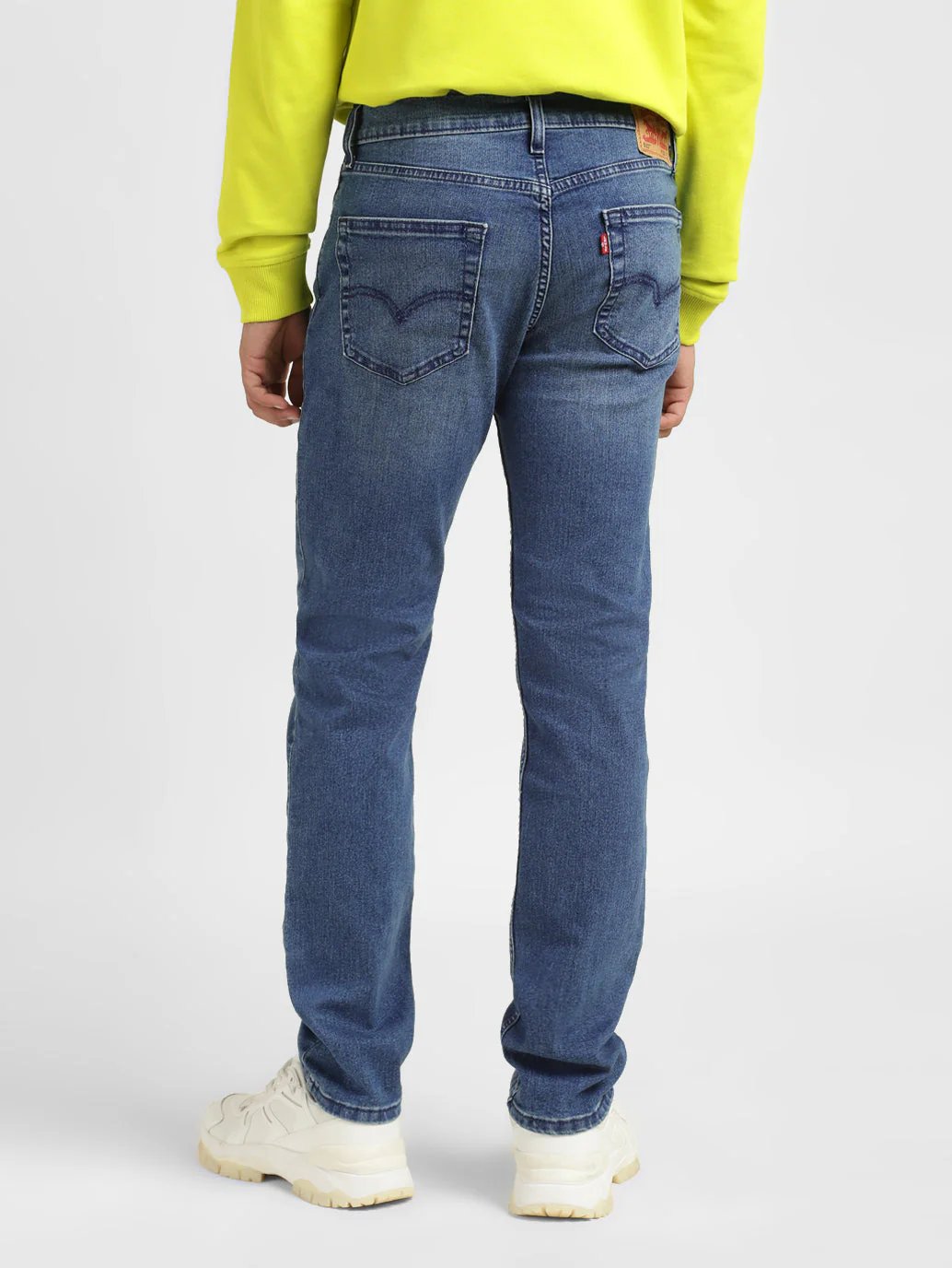 Men's 511 Blue Slim Fit Mid Rise Jeans - Image 3
