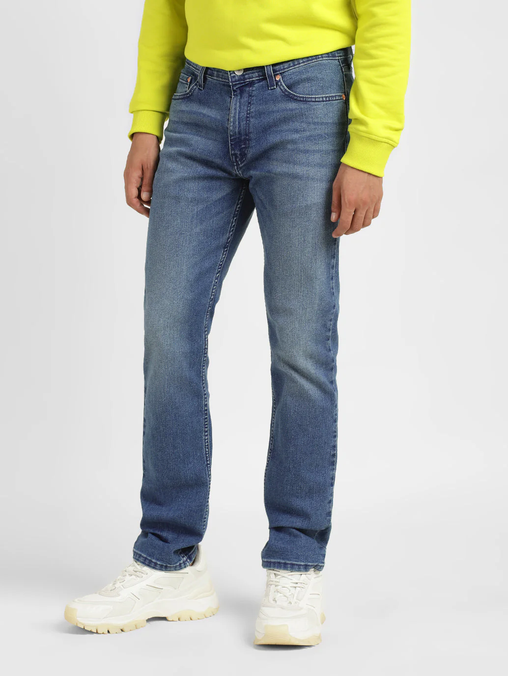 Men's 511 Blue Slim Fit Mid Rise Jeans - Image 5