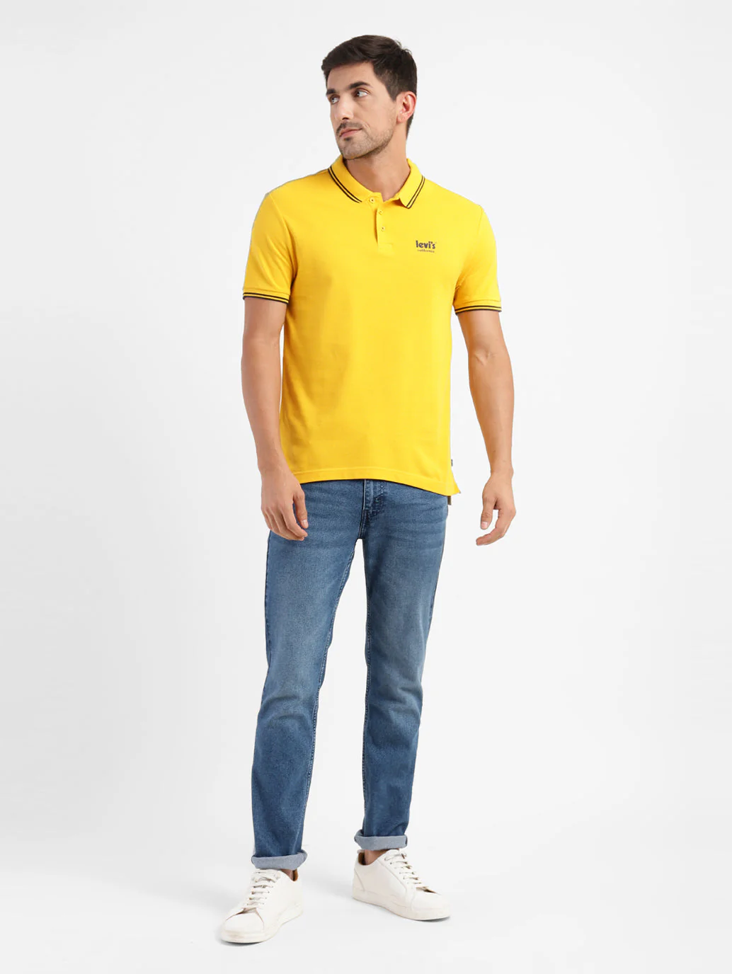 Men's 511 Blue Slim Fit Mid Rise Jeans - Image 8