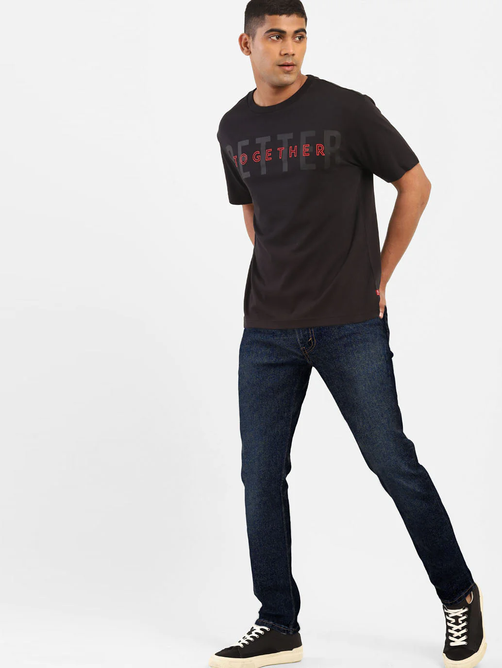 Men's 511 Blue Slim Fit Mid Rise Jeans - Image 11