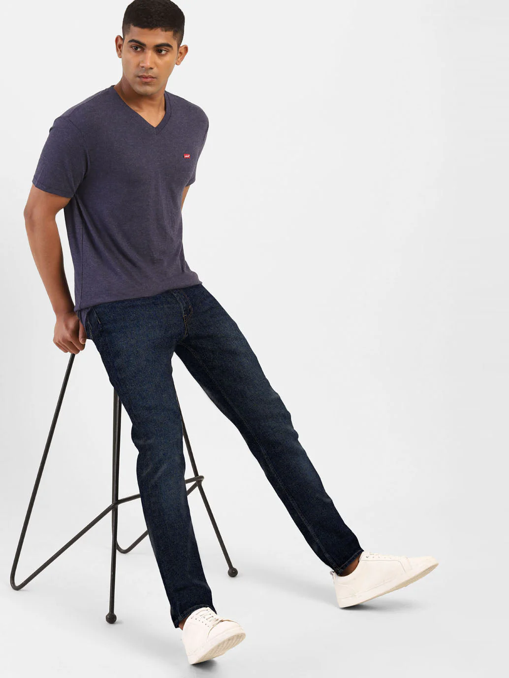 Men's 511 Blue Slim Fit Mid Rise Jeans - Image 12