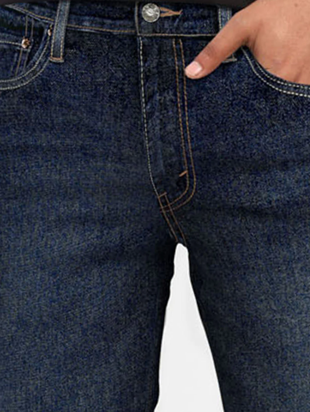 Men's 511 Blue Slim Fit Mid Rise Jeans - Image 13