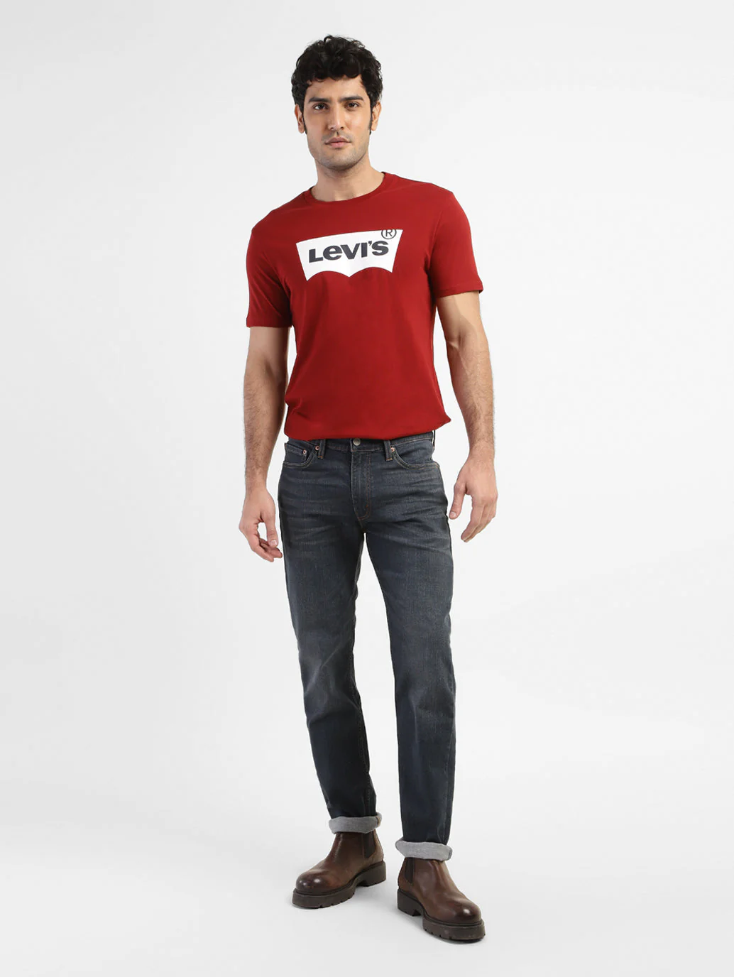 Men's 511 Blue Slim Fit Mid Rise Jeans
