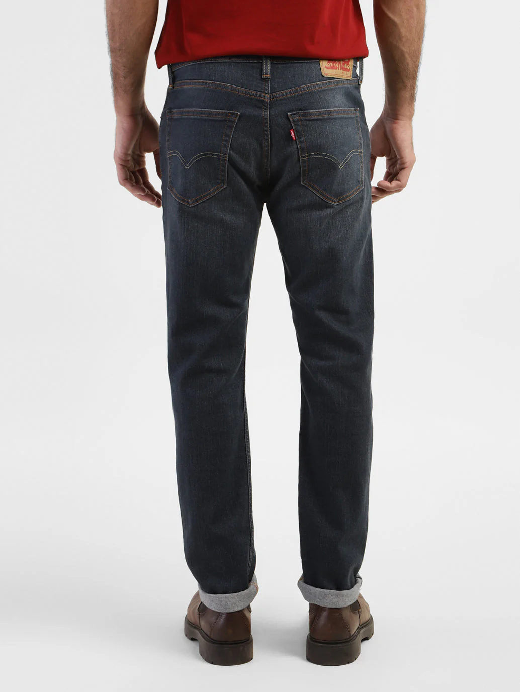 Men's 511 Blue Slim Fit Mid Rise Jeans - Image 3