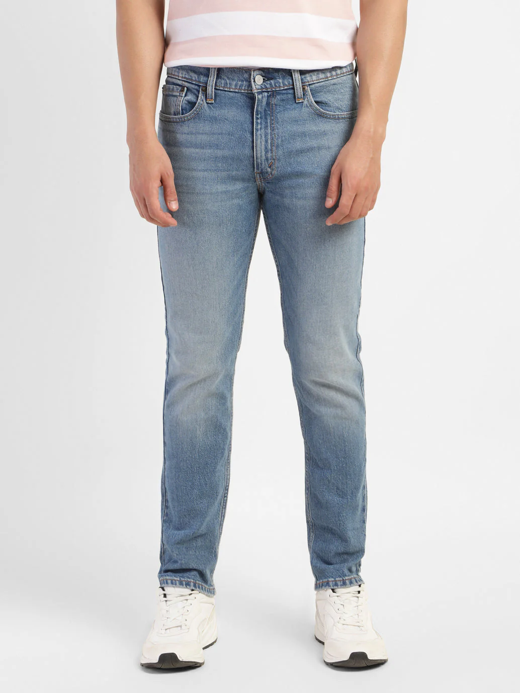 Men's 511 Blue Slim Fit Mid Rise Jeans - Image 2