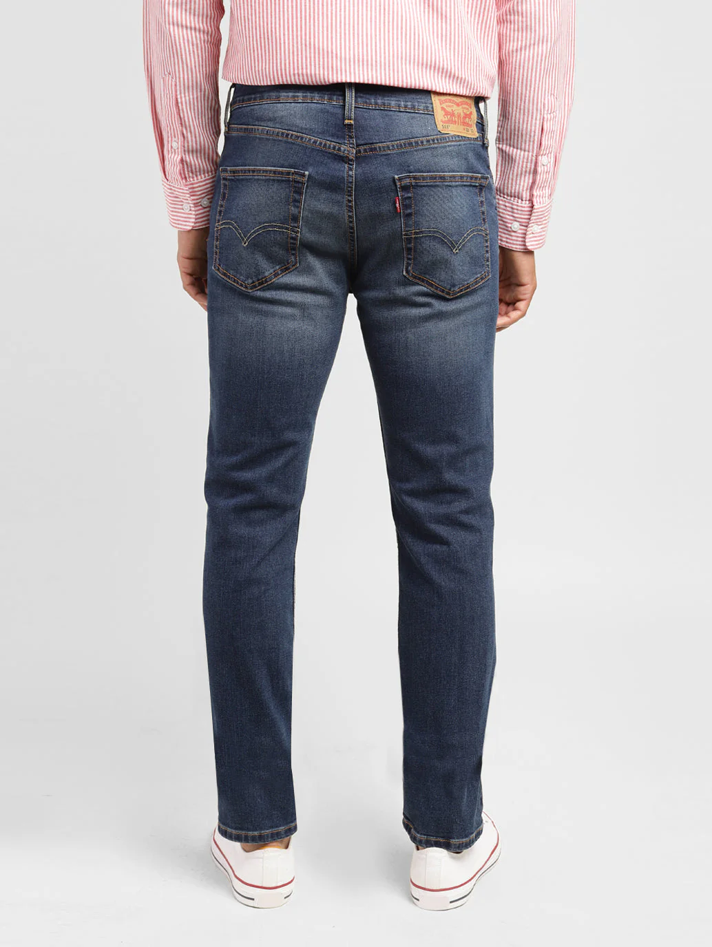 Men's 511 Blue Slim Fit Mid Rise Jeans - Image 3